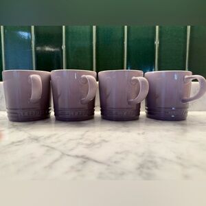 Le Creuset Mugs (4) Bluebell Purple Province